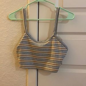 Pretty Little Thing stripped crop top